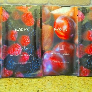 4 x WEN CLEANSING Conditioner travel size packets.